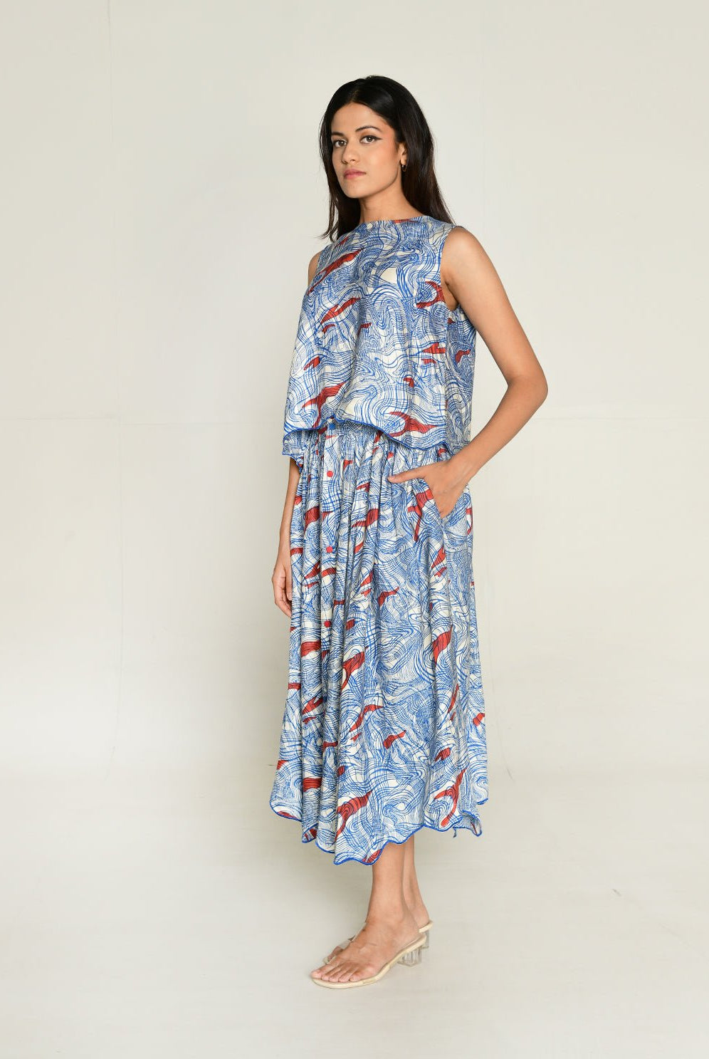 Ponzo Top With Skirt - CiceroniCo-ord SetRias Jaipur