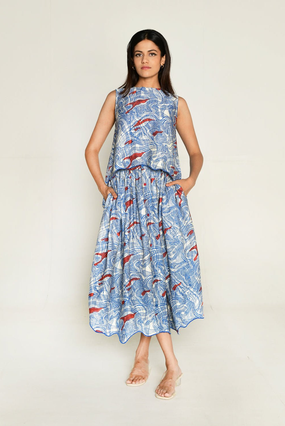 Ponzo Top With Skirt - CiceroniCo-ord SetRias Jaipur