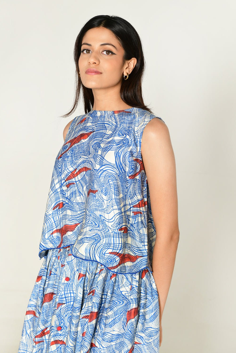 Ponzo Top With Skirt - CiceroniCo-ord SetRias Jaipur