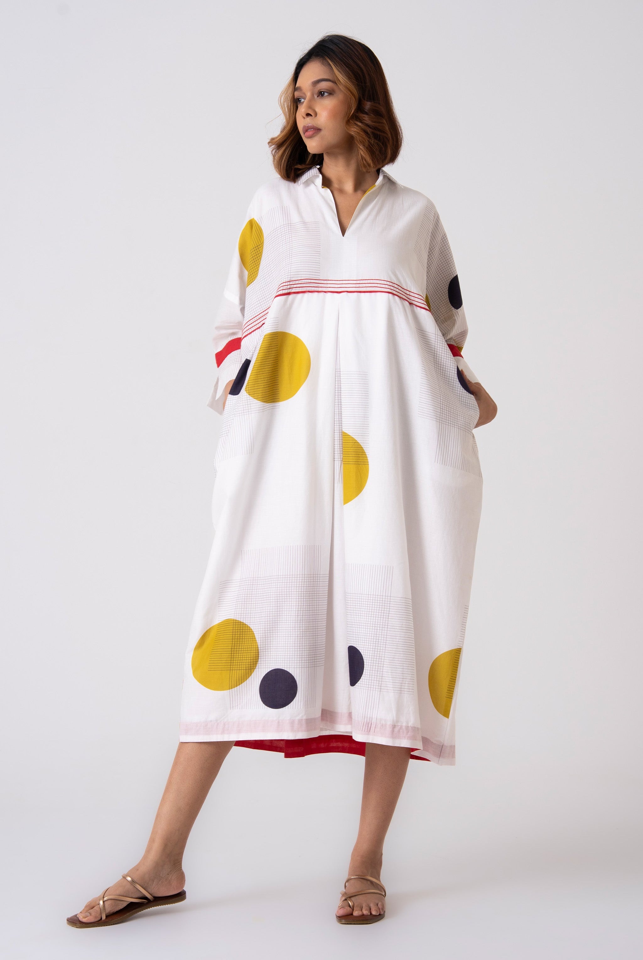 Poppy Kaftan - Lime green - CiceroniKaftanThe Kaatn Trail