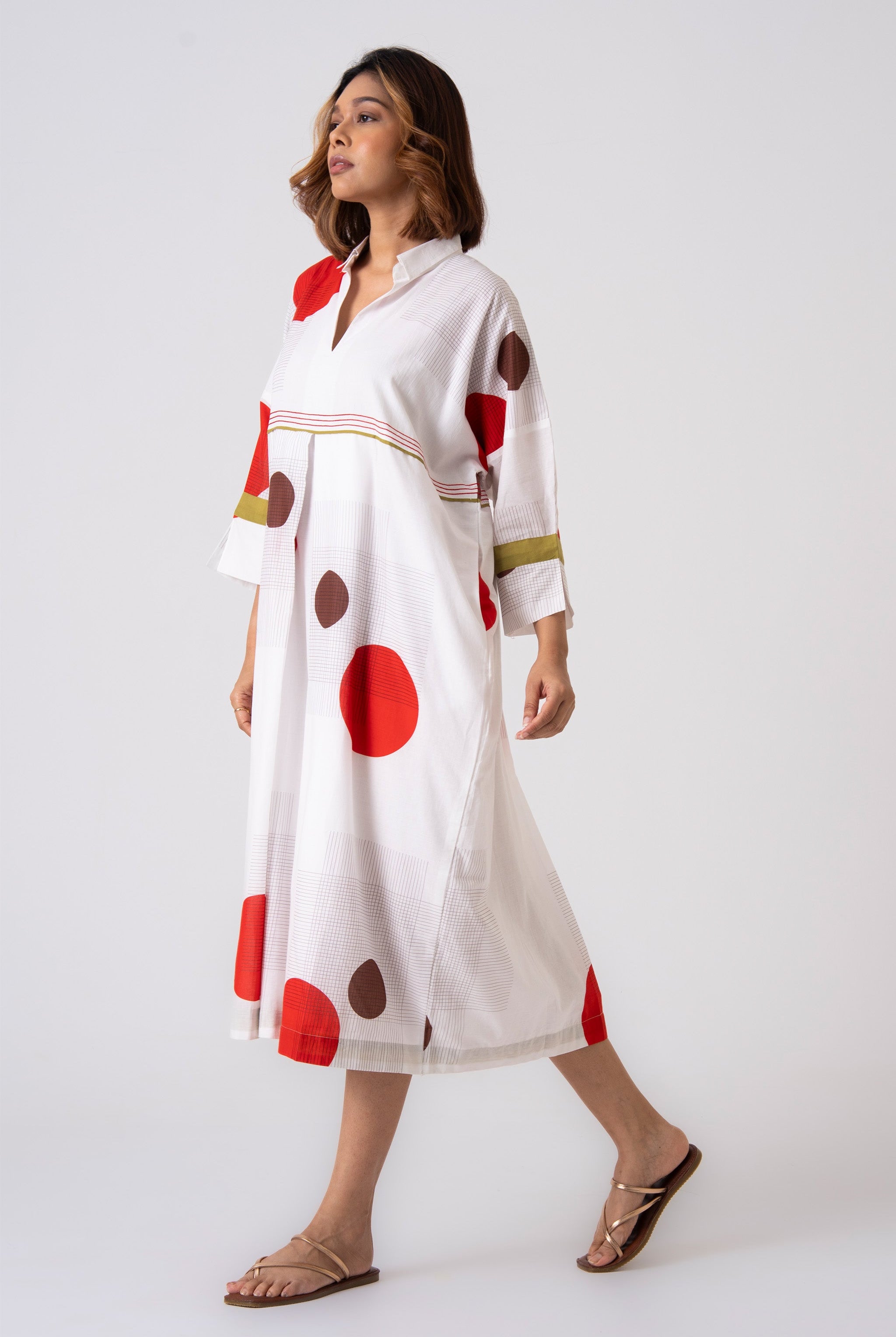 Poppy Kaftan - Red - CiceroniKaftanThe Kaatn Trail