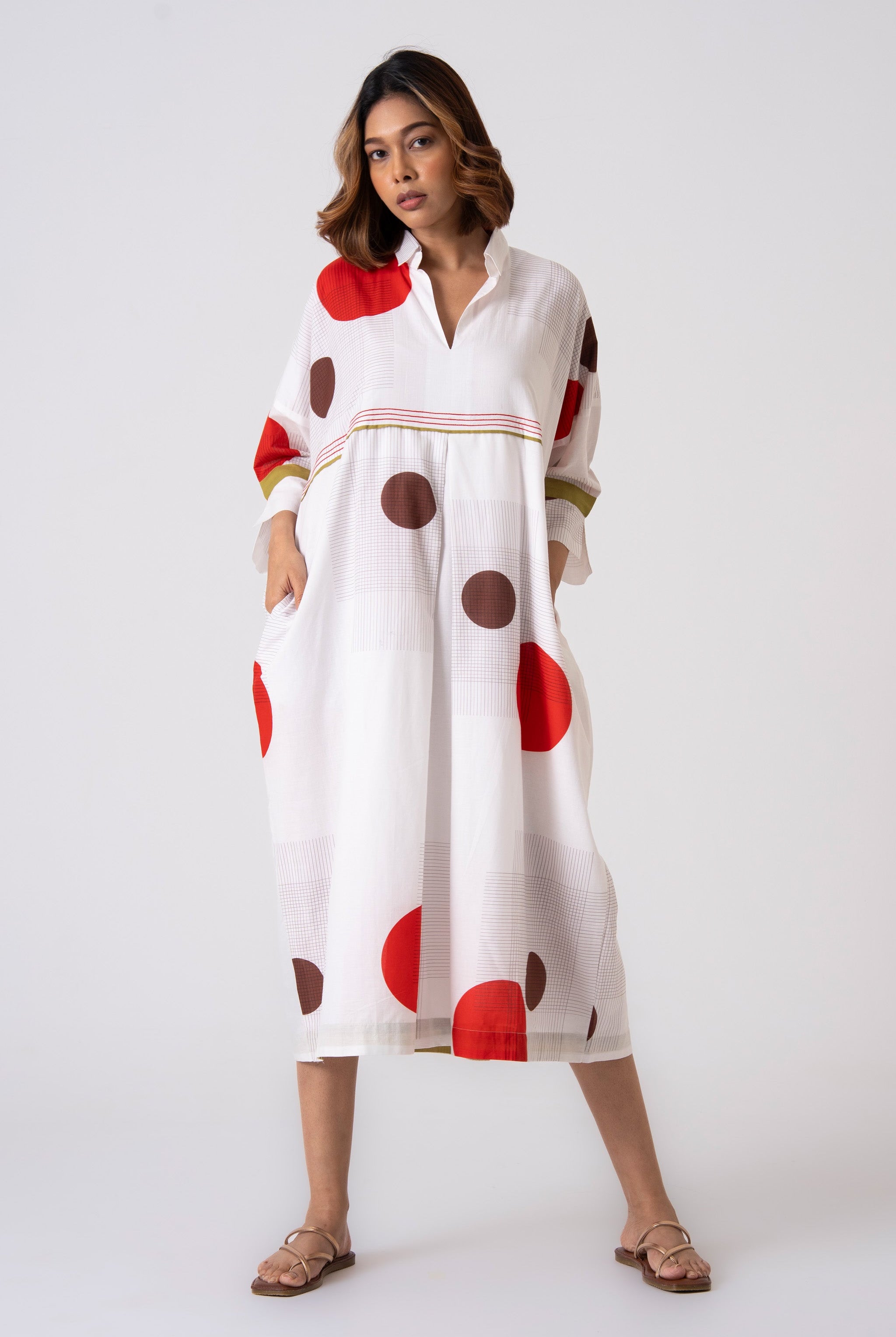 Poppy Kaftan - Red - CiceroniKaftanThe Kaatn Trail