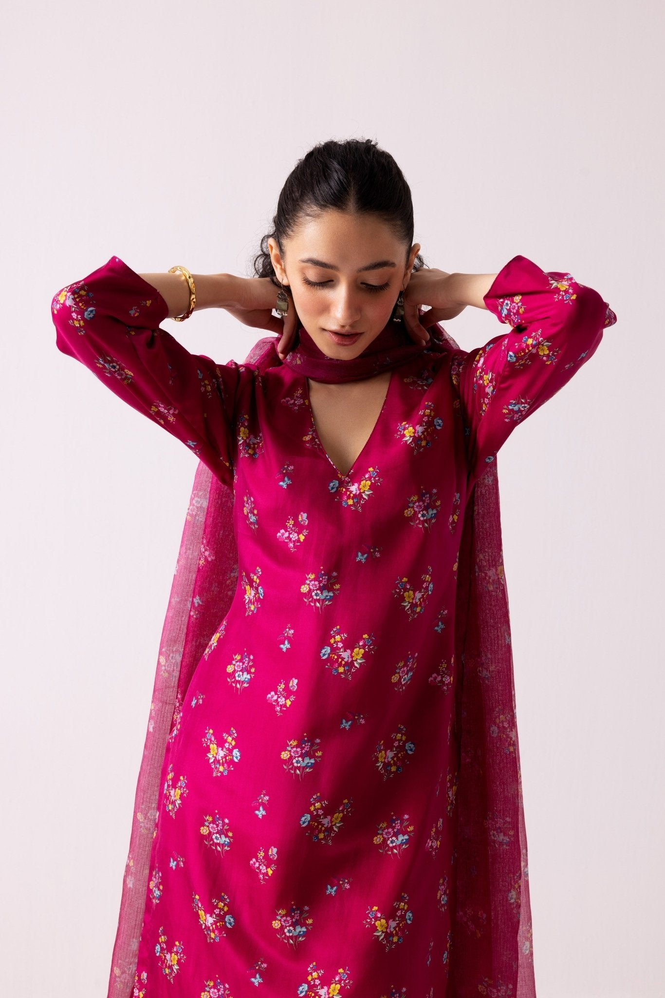 Poppy Set - Pink - CiceroniKurta SetLabel Shreya Sharma