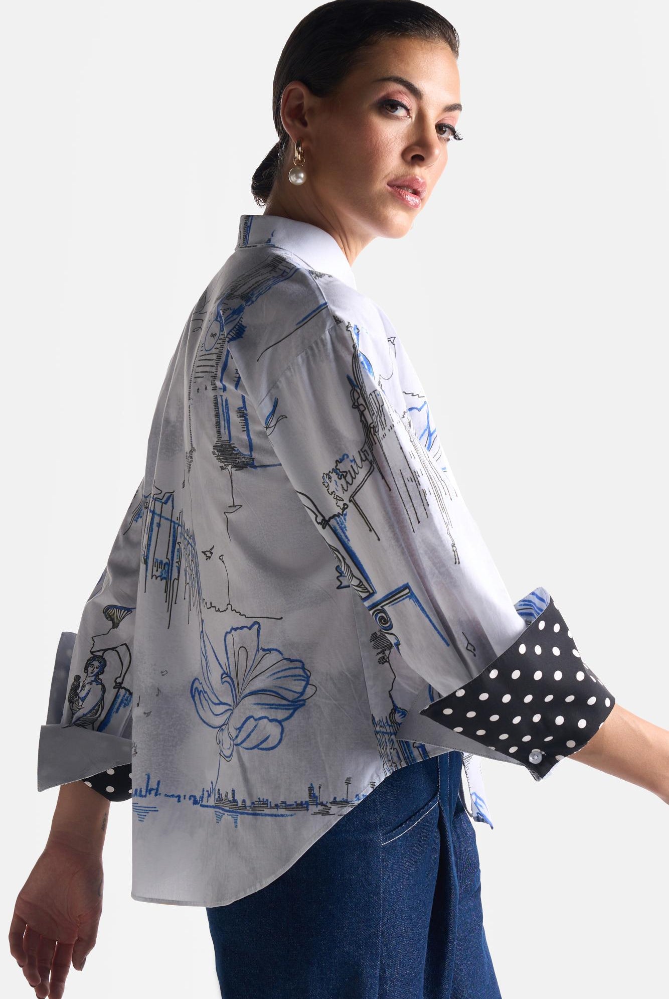 Powder Blue City Shirt - CiceroniShirtsEkastories
