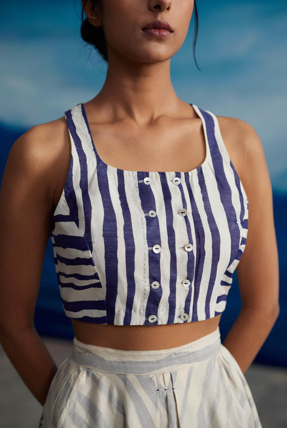 Primula Racer Back Blouse - CiceroniBustierAhmev