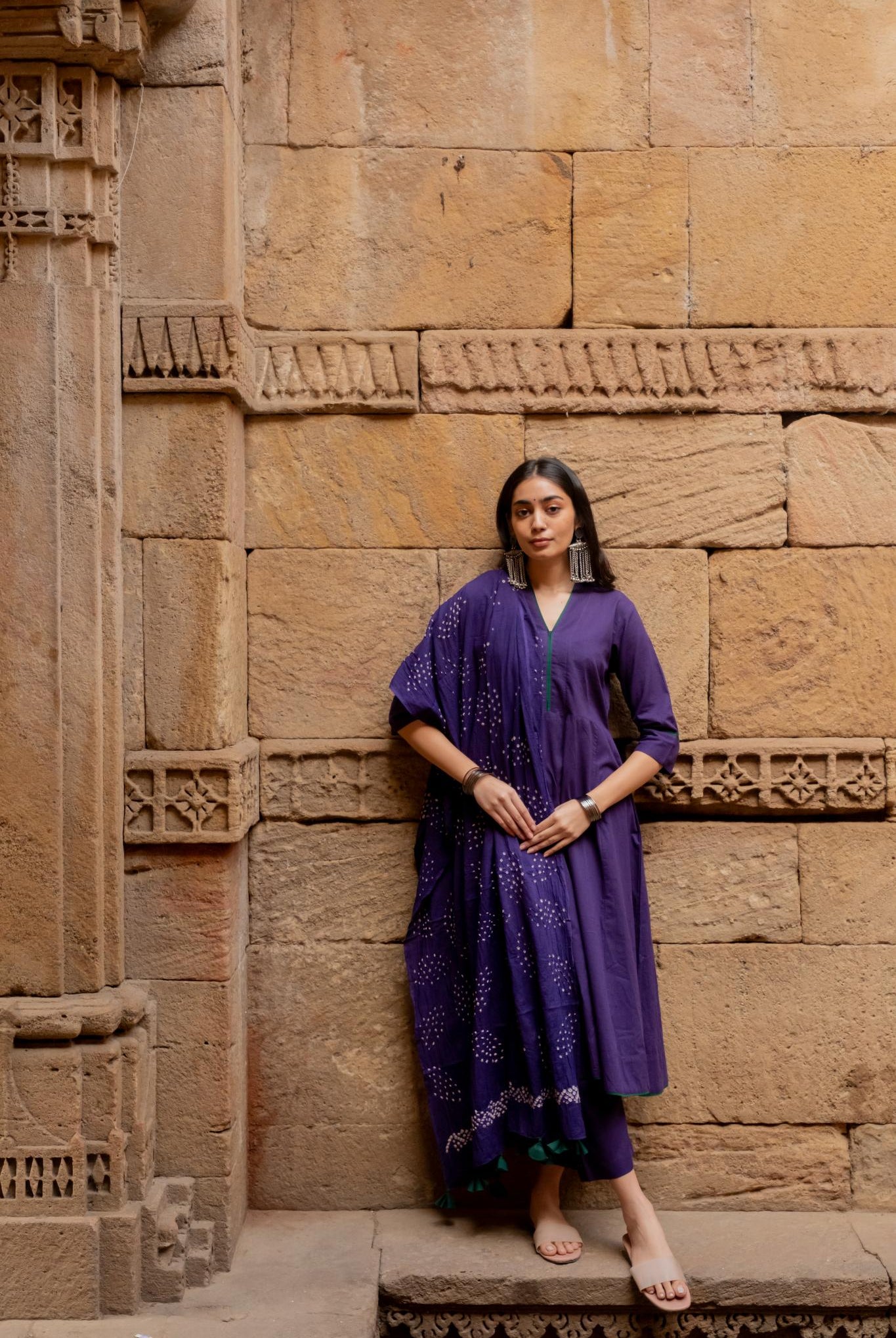Purple Grape Kurta Set - CiceroniKurta SetMaidaan