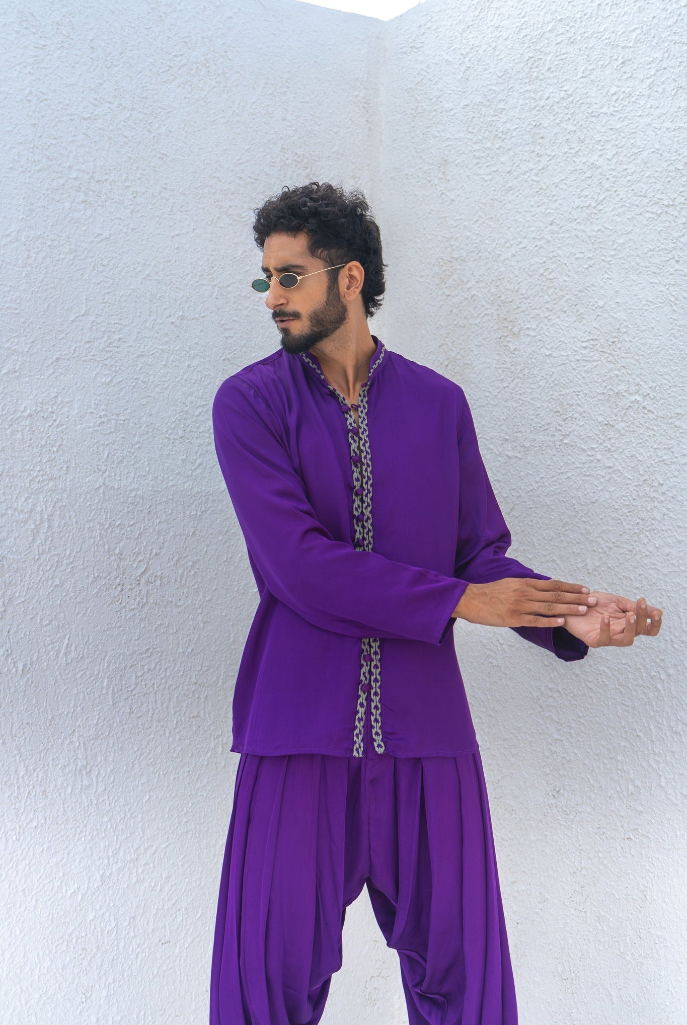 Purple - Green Braid Indo Set - CiceroniCo - ord SetNeora