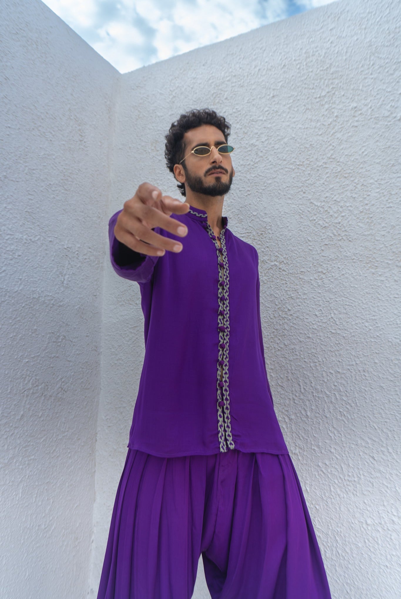 Purple - Green Braid Indo Set - CiceroniCo - ord SetNeora