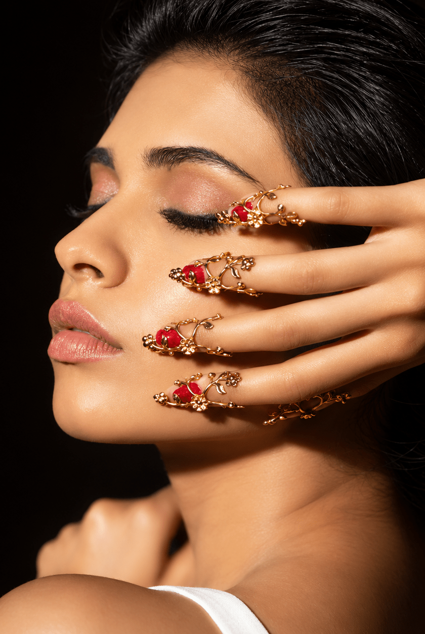 Pushpam Nail Ring - CiceroniNail RingKalon Art Jewellery