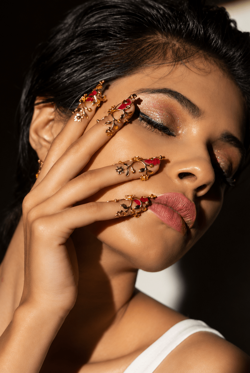 Pushpam Nail Ring - CiceroniNail RingKalon Art Jewellery