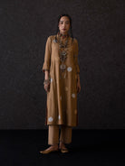 Qin Beige Kurta - CiceroniKurta Set, Festive WearShades of India