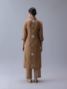 Qin Beige Kurta - CiceroniKurta Set, Festive WearShades of India
