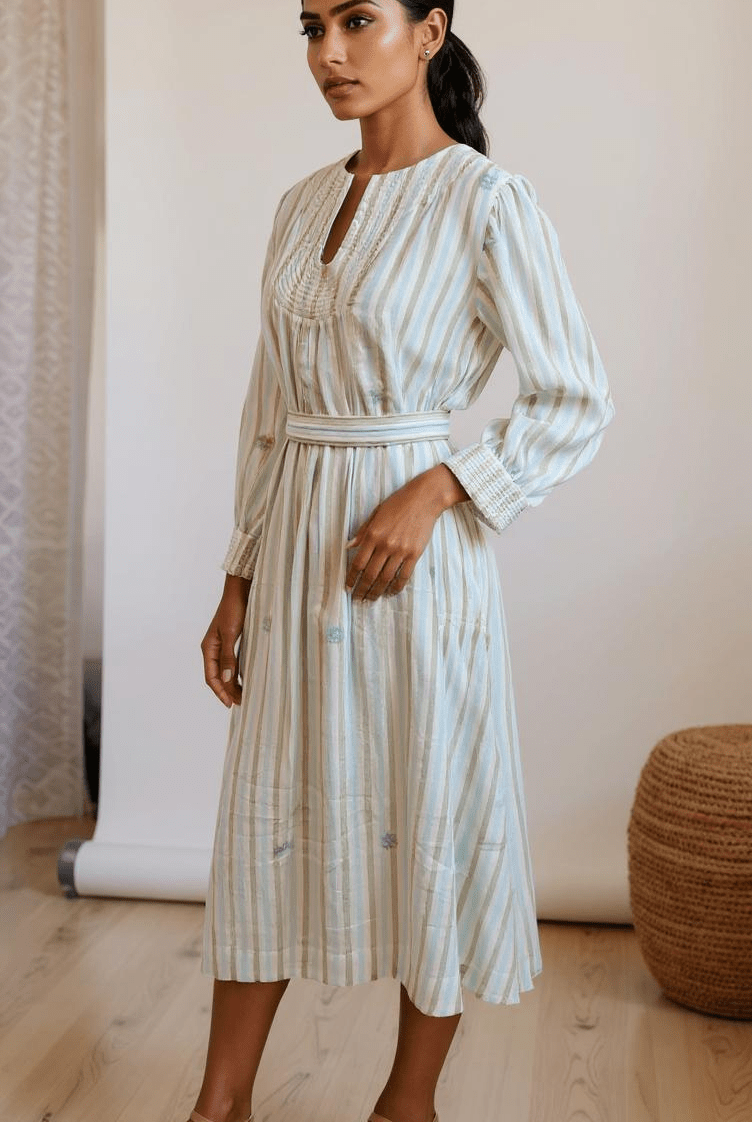 Quilted Dress - Aampata - CiceroniDressesBhomra