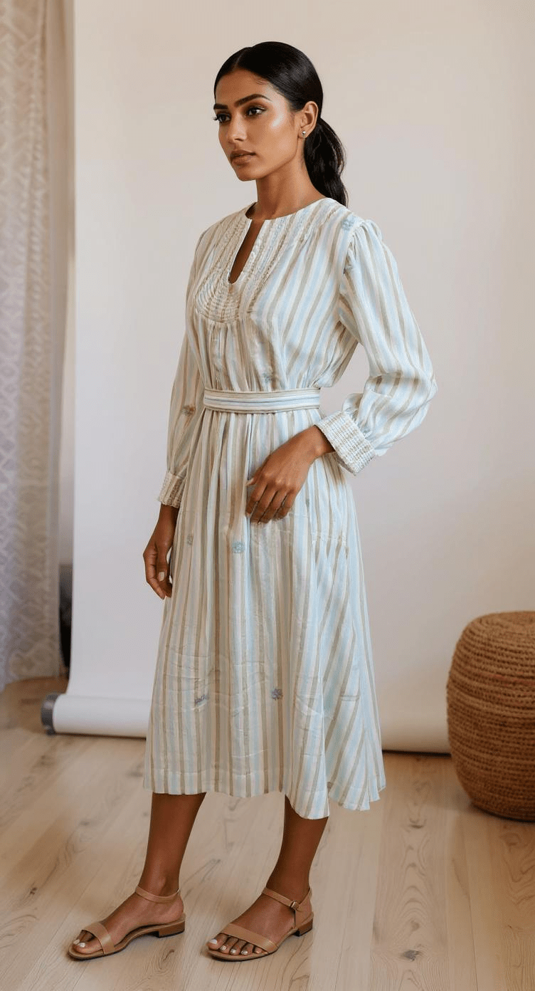 Quilted Dress - Aampata - CiceroniDressesBhomra