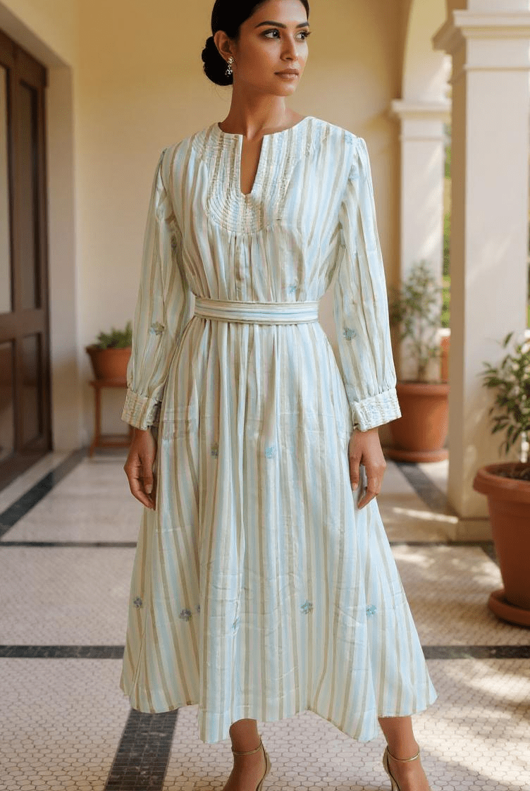 Quilted Dress - Aampata - CiceroniDressesBhomra