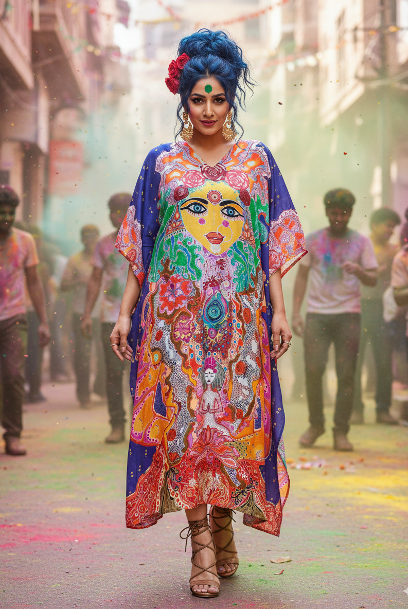 Raasleela Kaftan - CiceroniKaftanRed Lotus Stories