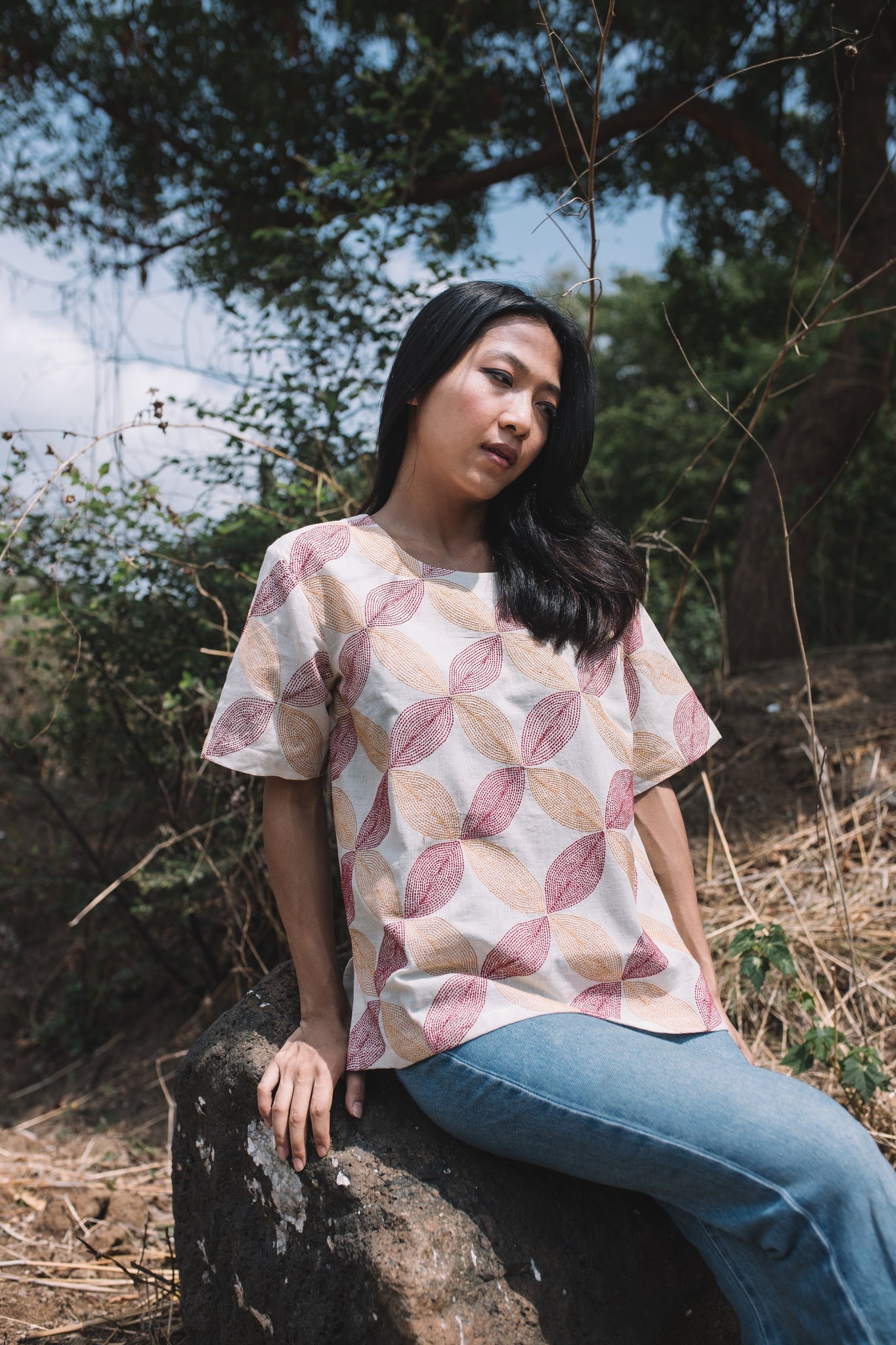 Rabia Box Top - White - CiceroniTopsIra