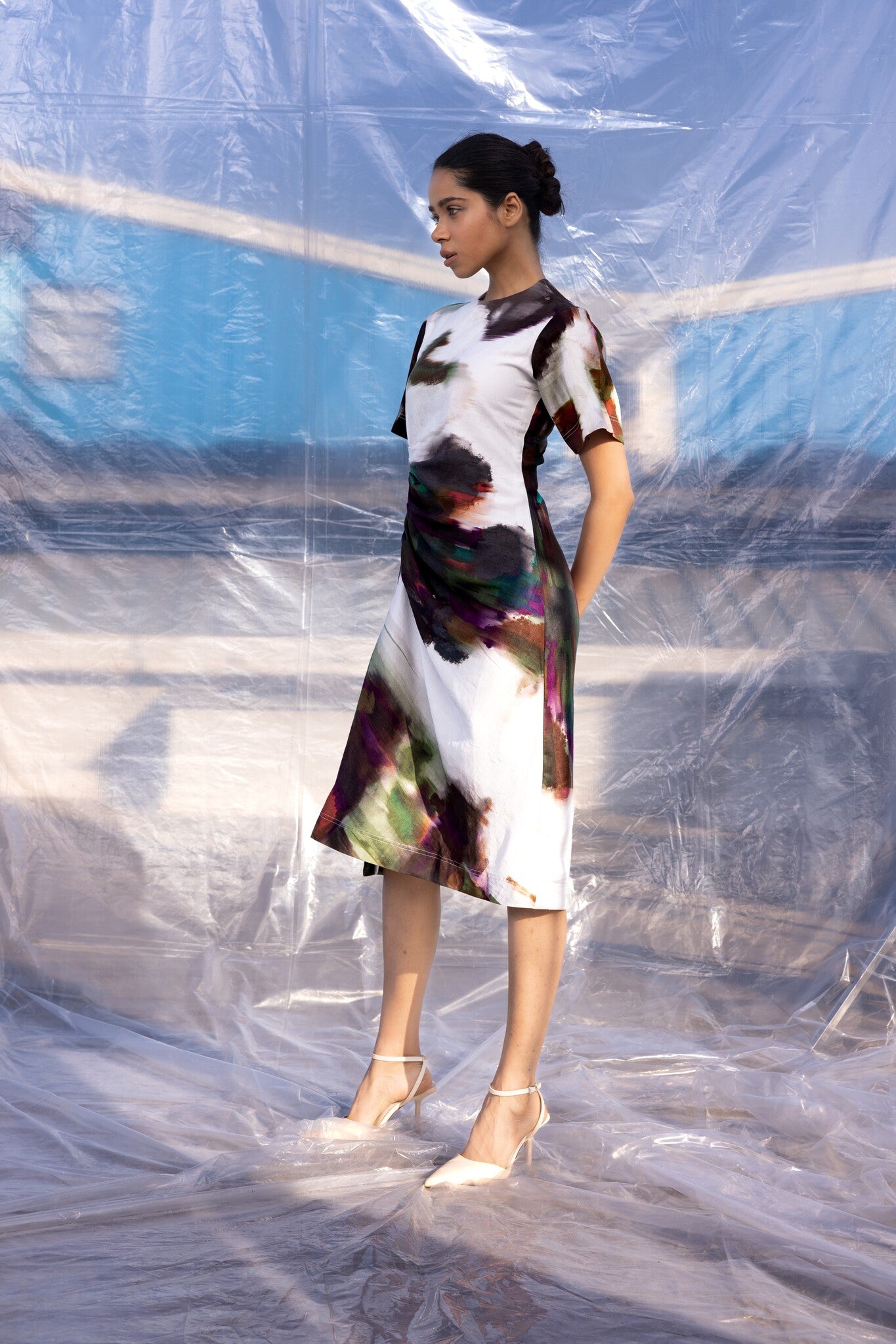 Rain Draped Dress - CiceroniDressesBENNCH