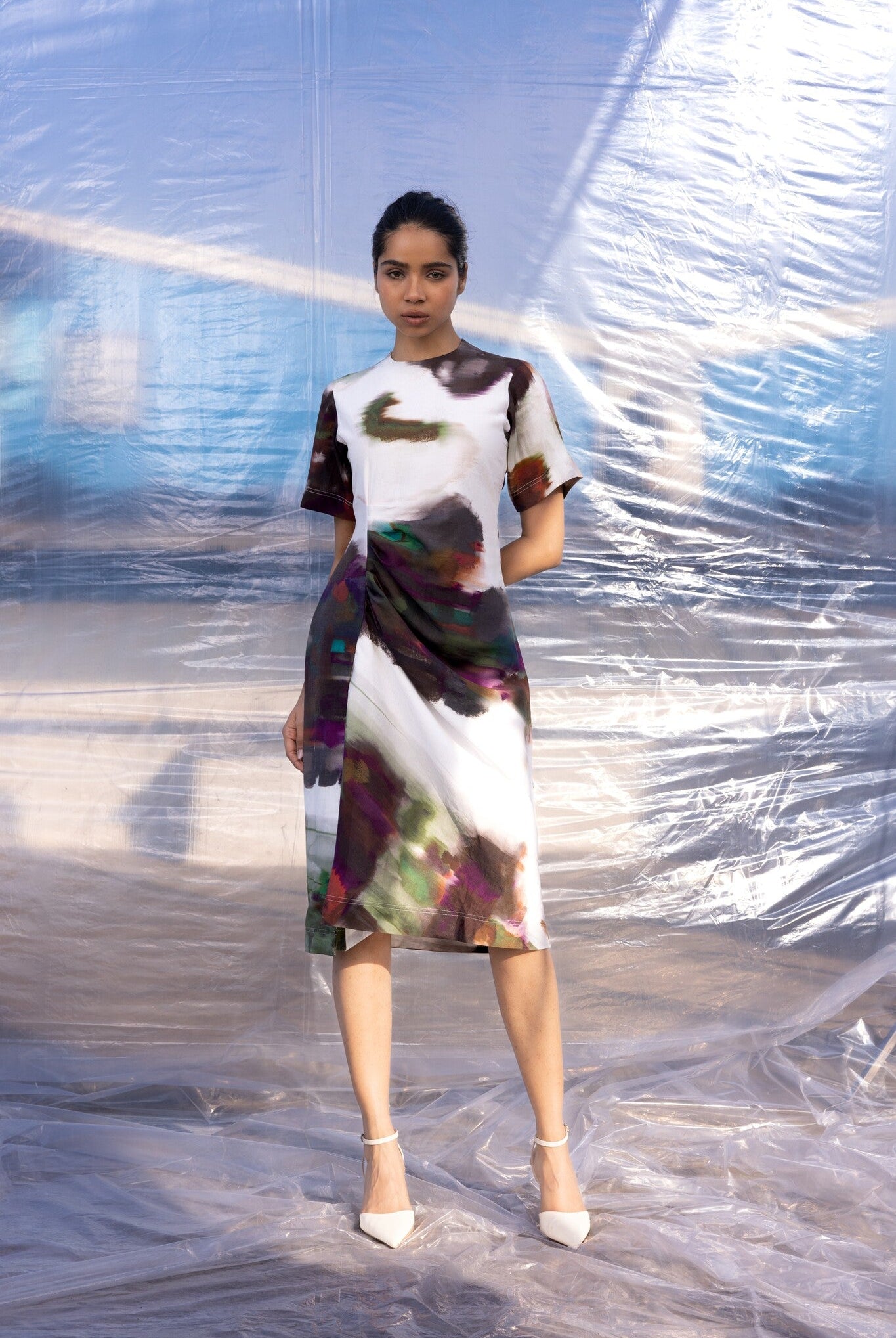 Rain Draped Dress - CiceroniDressesBENNCH
