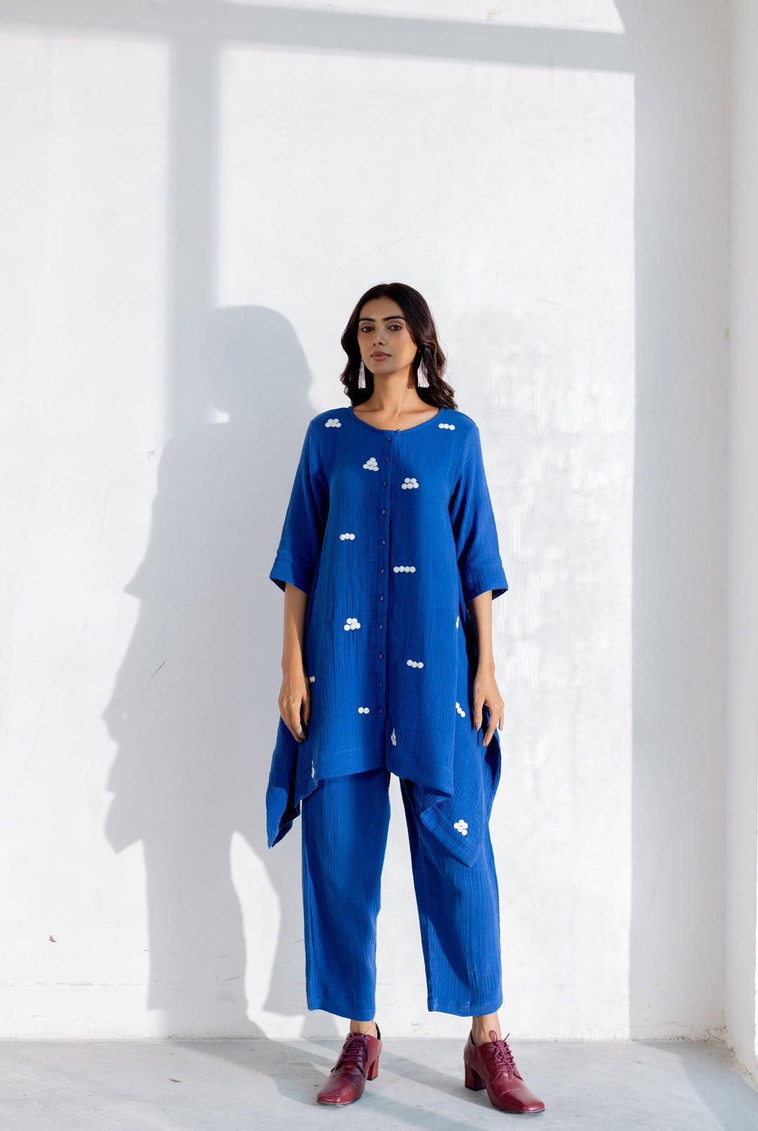 Raindot Embroidered Co-Ord - CiceroniCo-ord SetSilai Studio