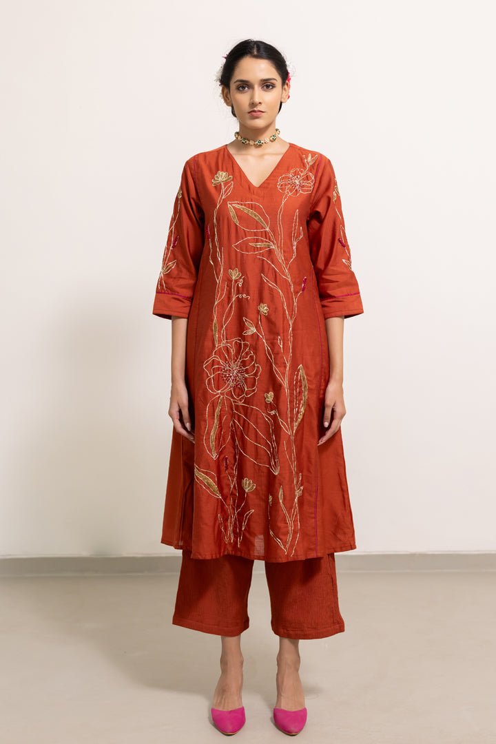 Rajasvi Embroidered Kurta Set - CiceroniKurta Set, Festive WearSilai Studio