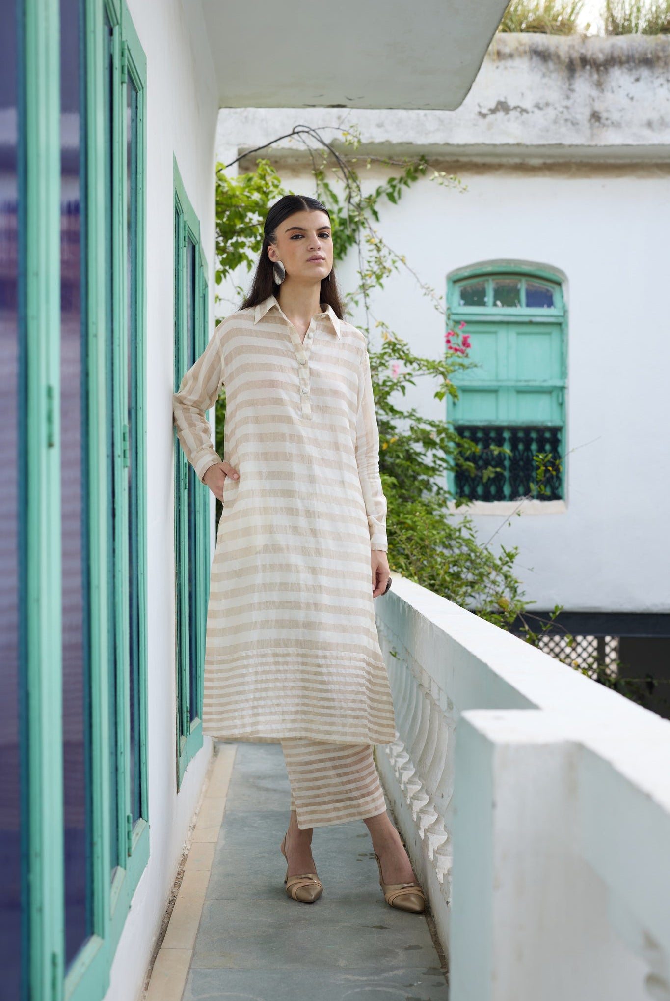 Rangrez Set - Cream White - CiceroniKurta Set, Festive WearRAAS Life