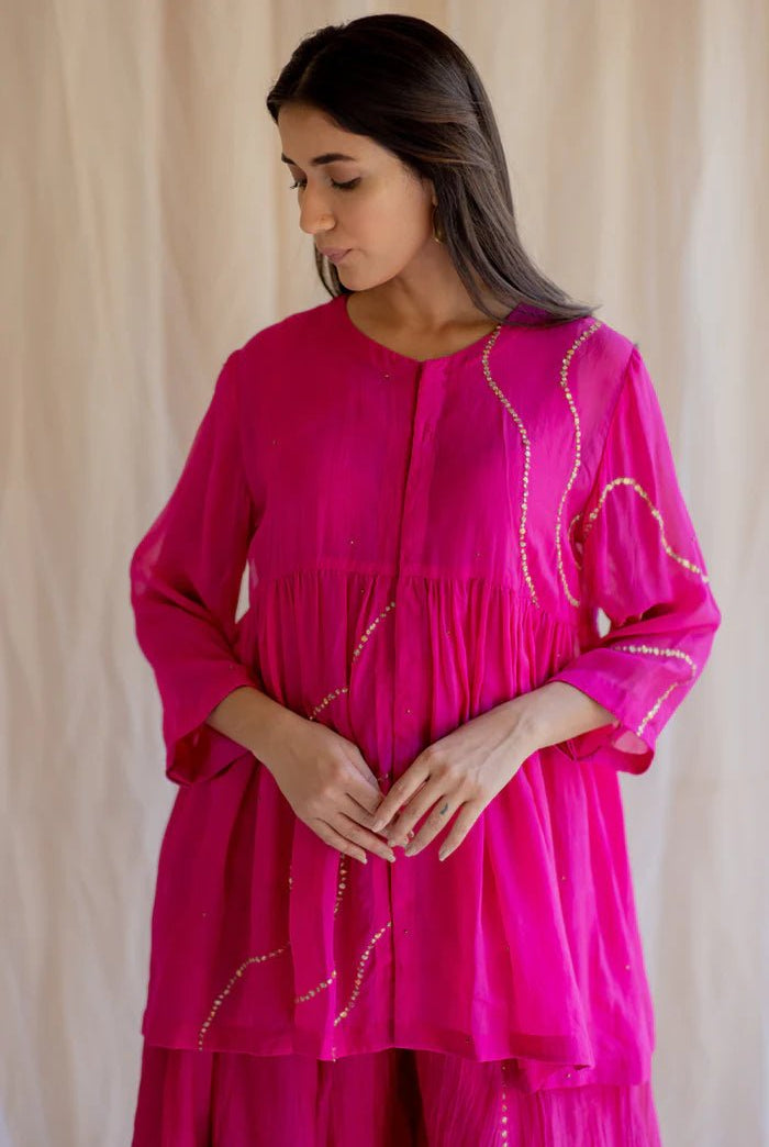 Rani Nayab Gharara Set - CiceroniKurta Set, Festive WearNirjara