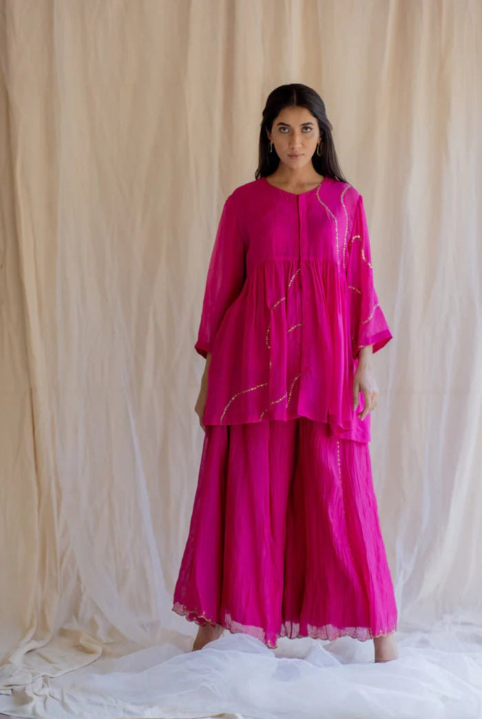 Rani Nayab Gharara Set - CiceroniKurta Set, Festive WearNirjara