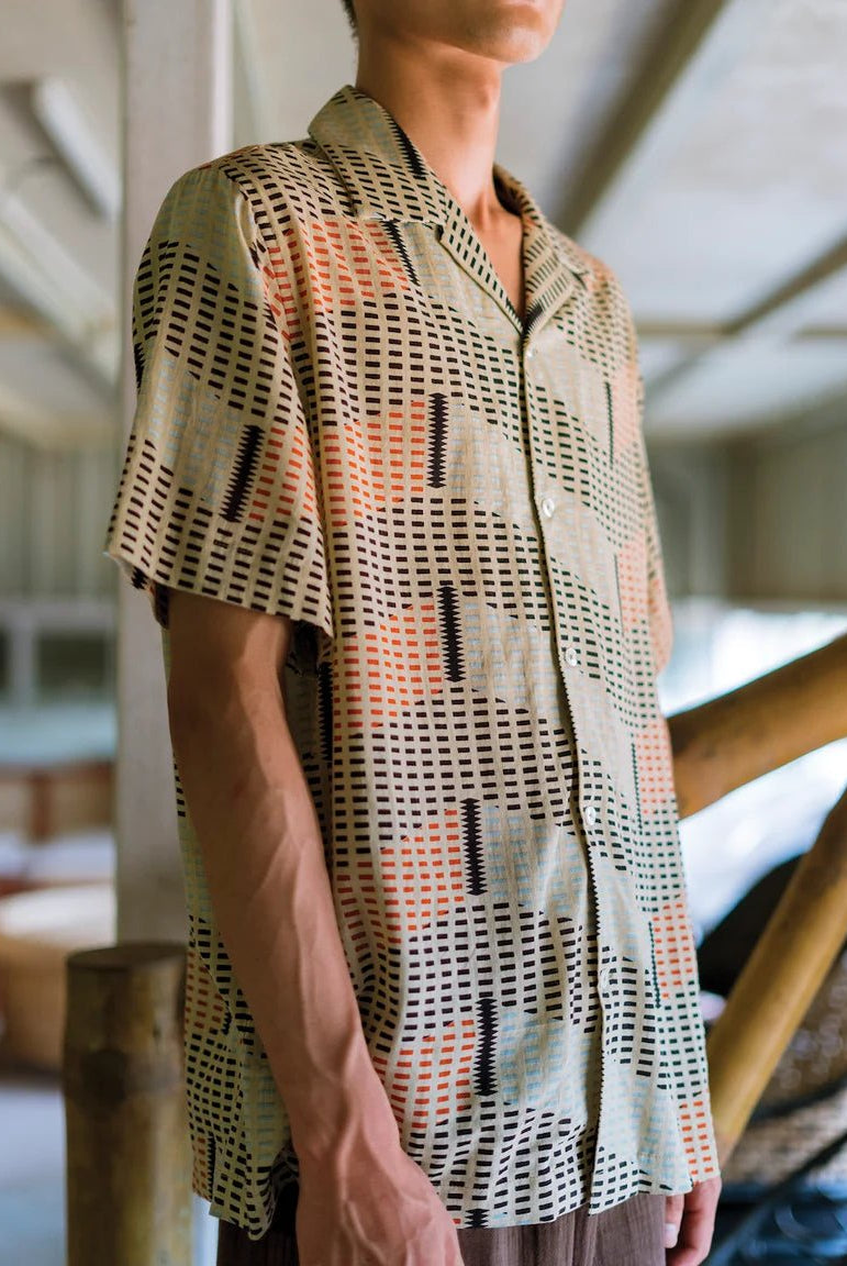 Rapture Biege Chevron Shirt - CiceroniMen ShirtsHomeland Elegies