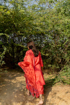 Raspberry Pink Kurta Set with Jaamdani Dupatta - CiceroniKurta Set, Everyday WearMaidaan