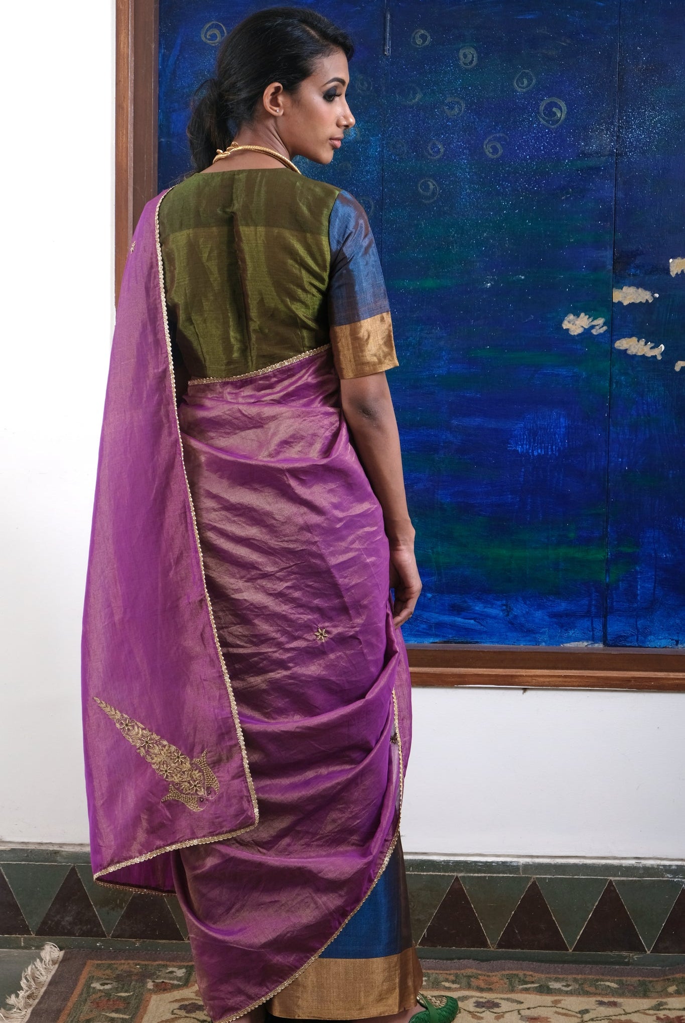 Ratri Gulab Saree - CiceroniSareeRaga & Co.