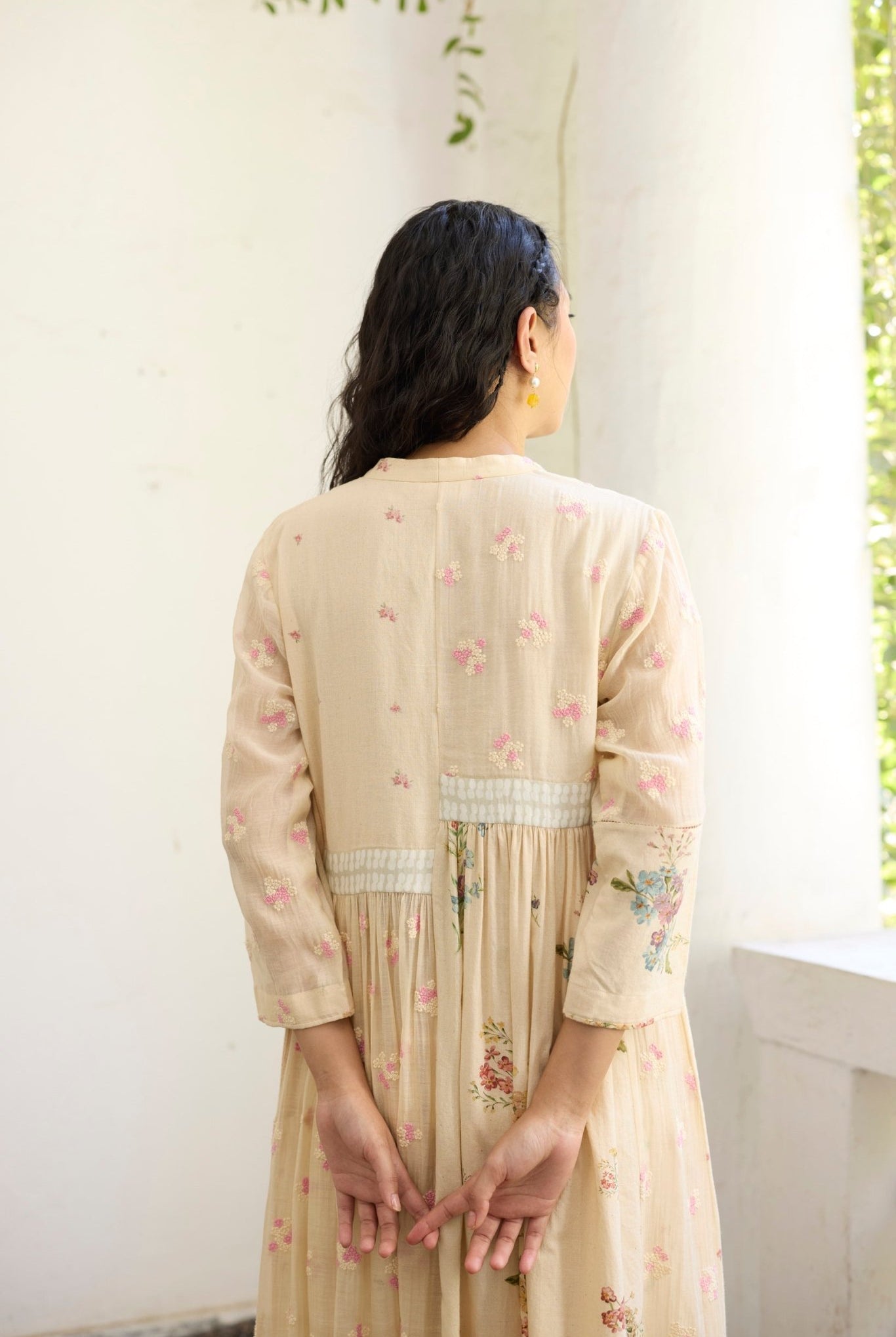 Raye Tunic Set - Ecru - CiceroniKurta Set, Everyday WearKhyati Rughani