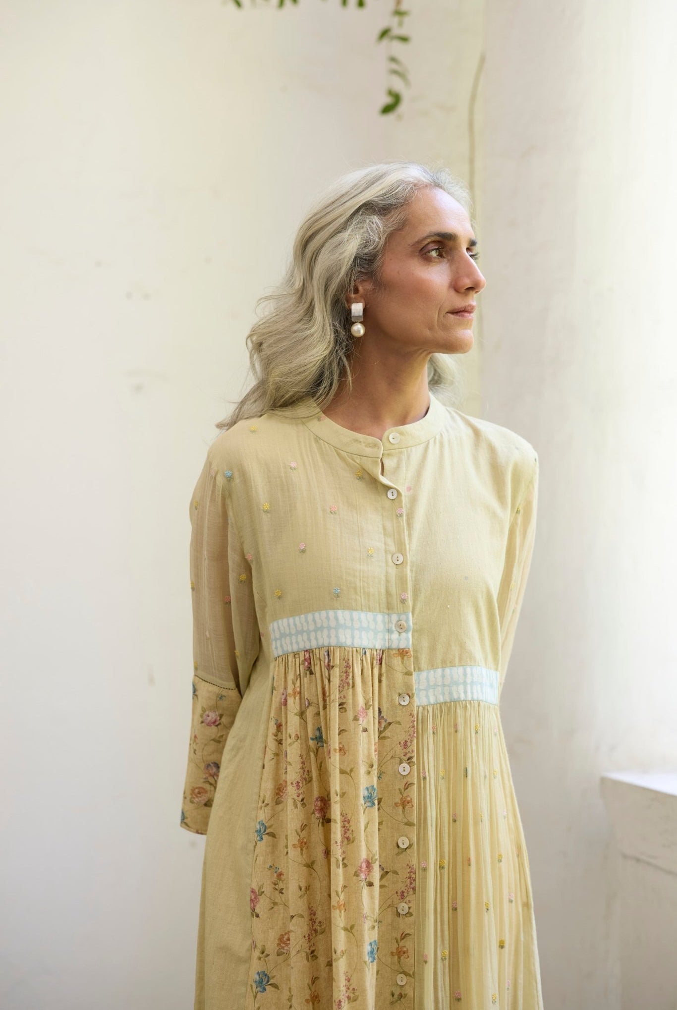 Raye Tunic Set - Yellow - CiceroniKurta Set, Everyday WearKhyati Rughani