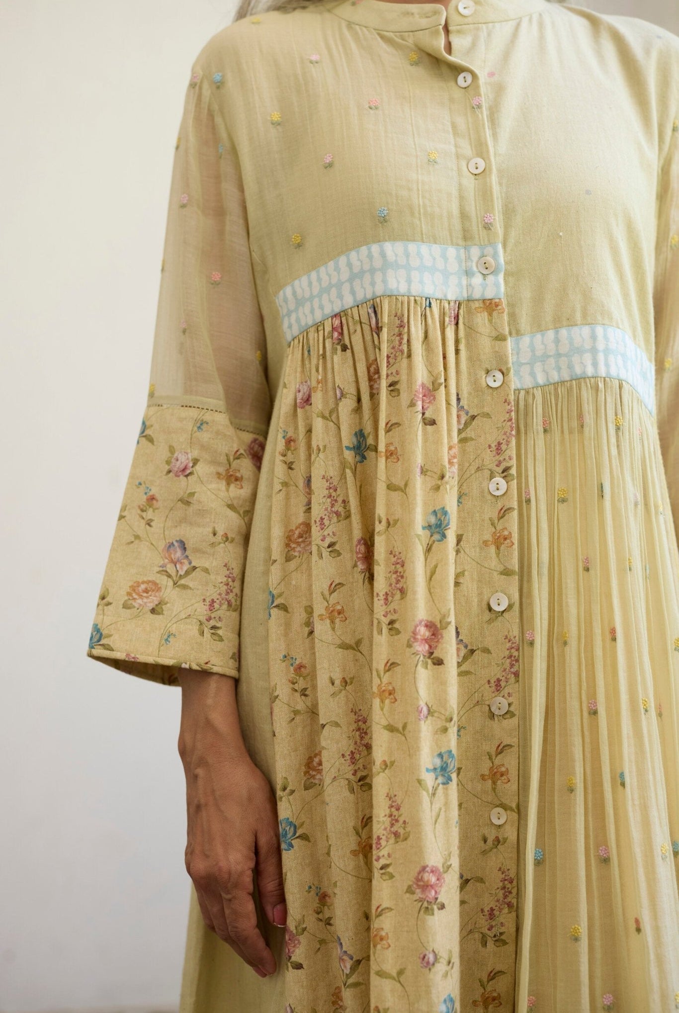 Raye Tunic Set - Yellow - CiceroniKurta Set, Everyday WearKhyati Rughani
