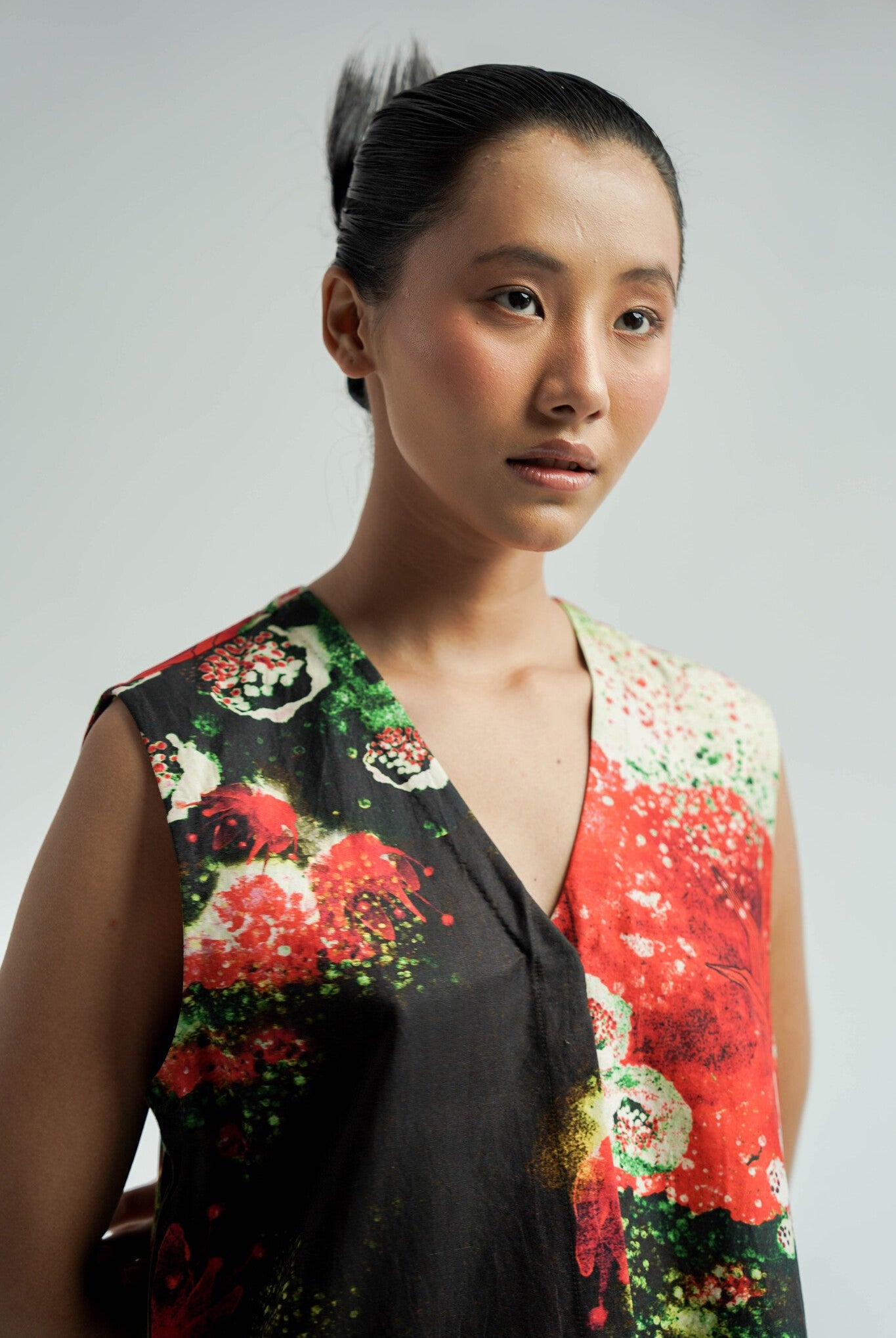 Red Florid Co - ord Set - CiceroniKurta Set, Everyday WearTil