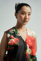 Red Florid Co - ord Set - CiceroniKurta Set, Everyday WearTil