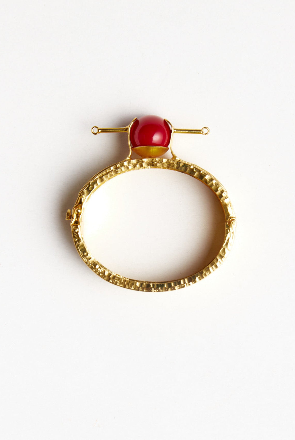 Red Holding Bracelet - CiceroniNeckpieceZaza by Somya