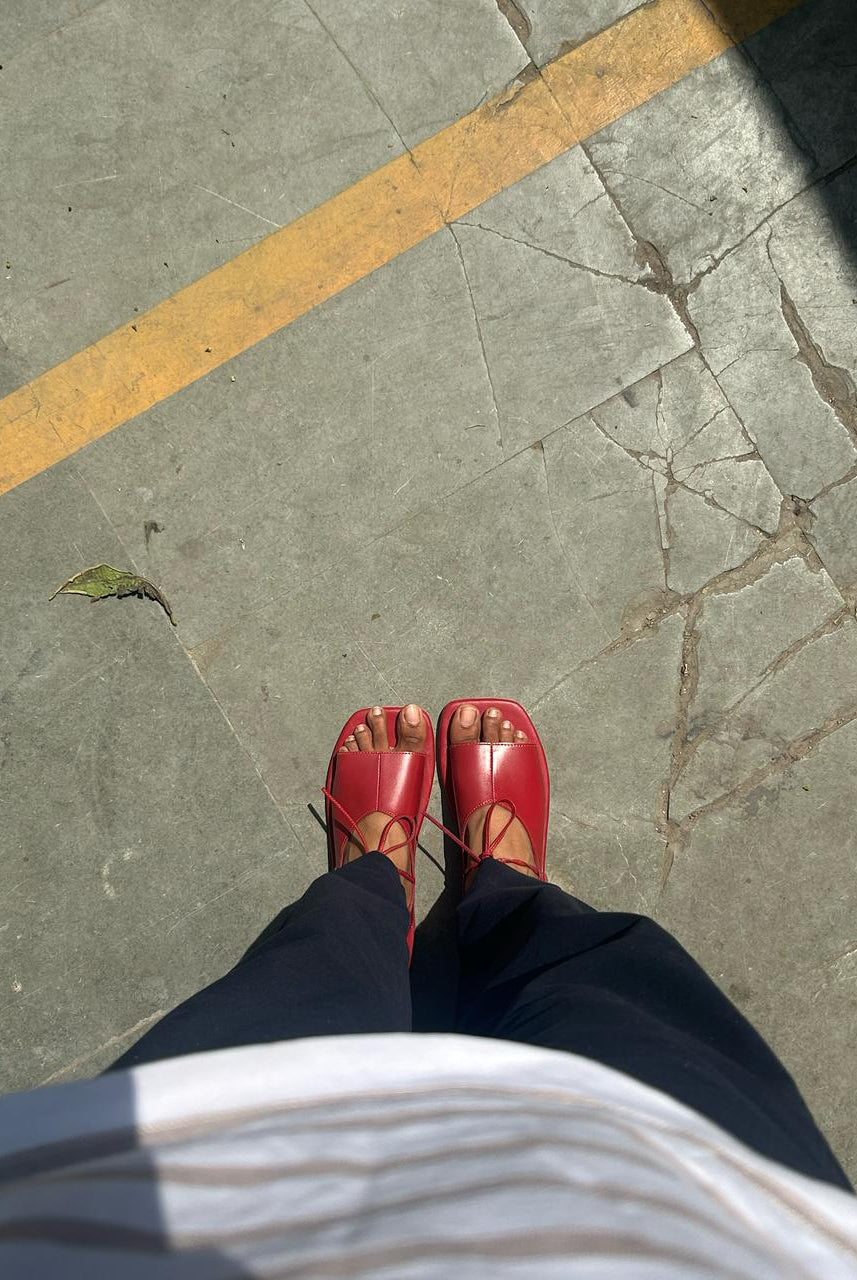 Red Mio Sandals - Women - CiceroniSandalsSlomotion