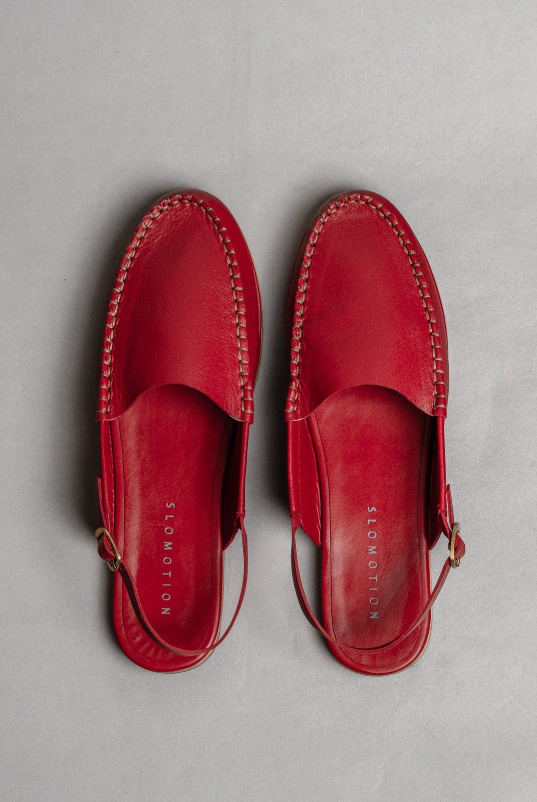 Red Mule Loafers - Women - CiceroniSandalsSlomotion