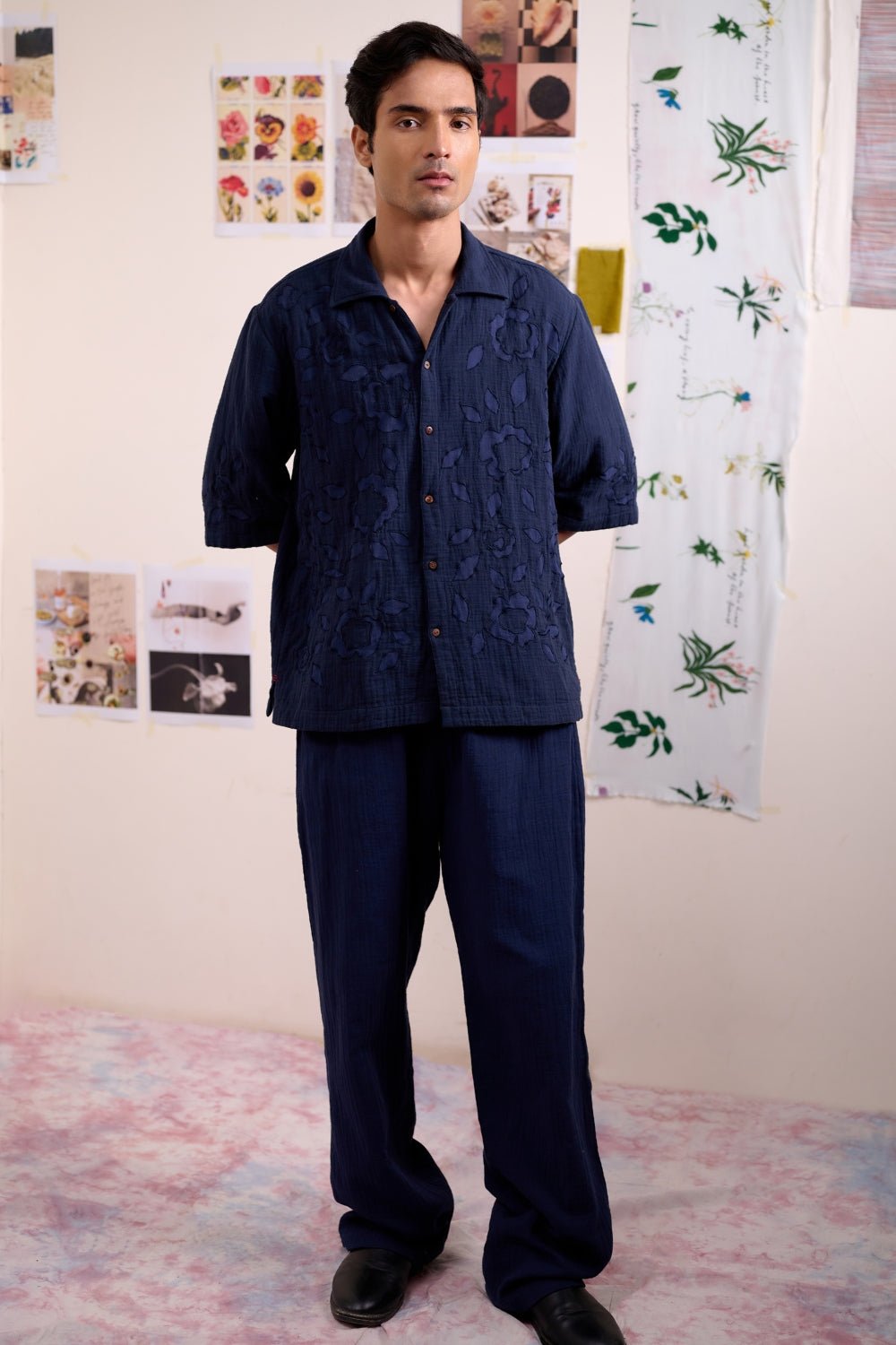 Regen Navy Pants - CiceroniPantsDoodlage