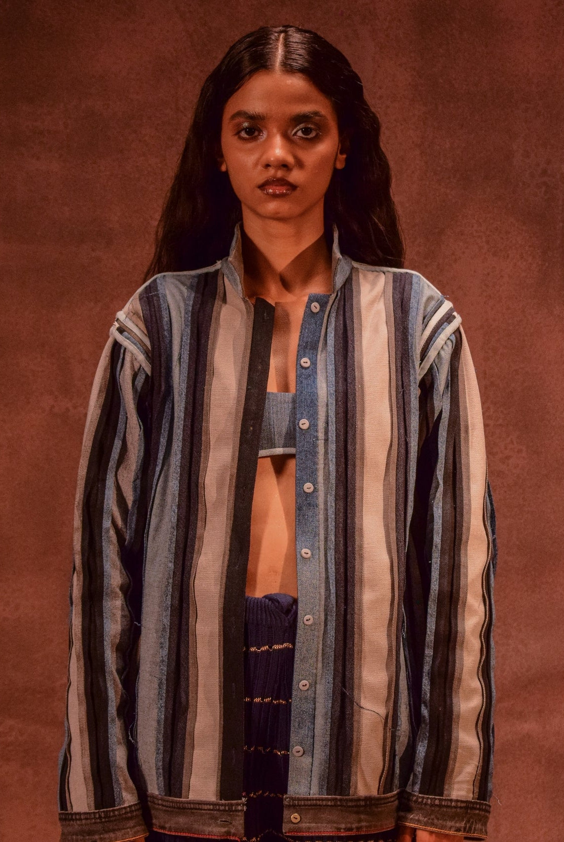 Reversible Panelled Shacket - CiceroniJacketsAnam Husain