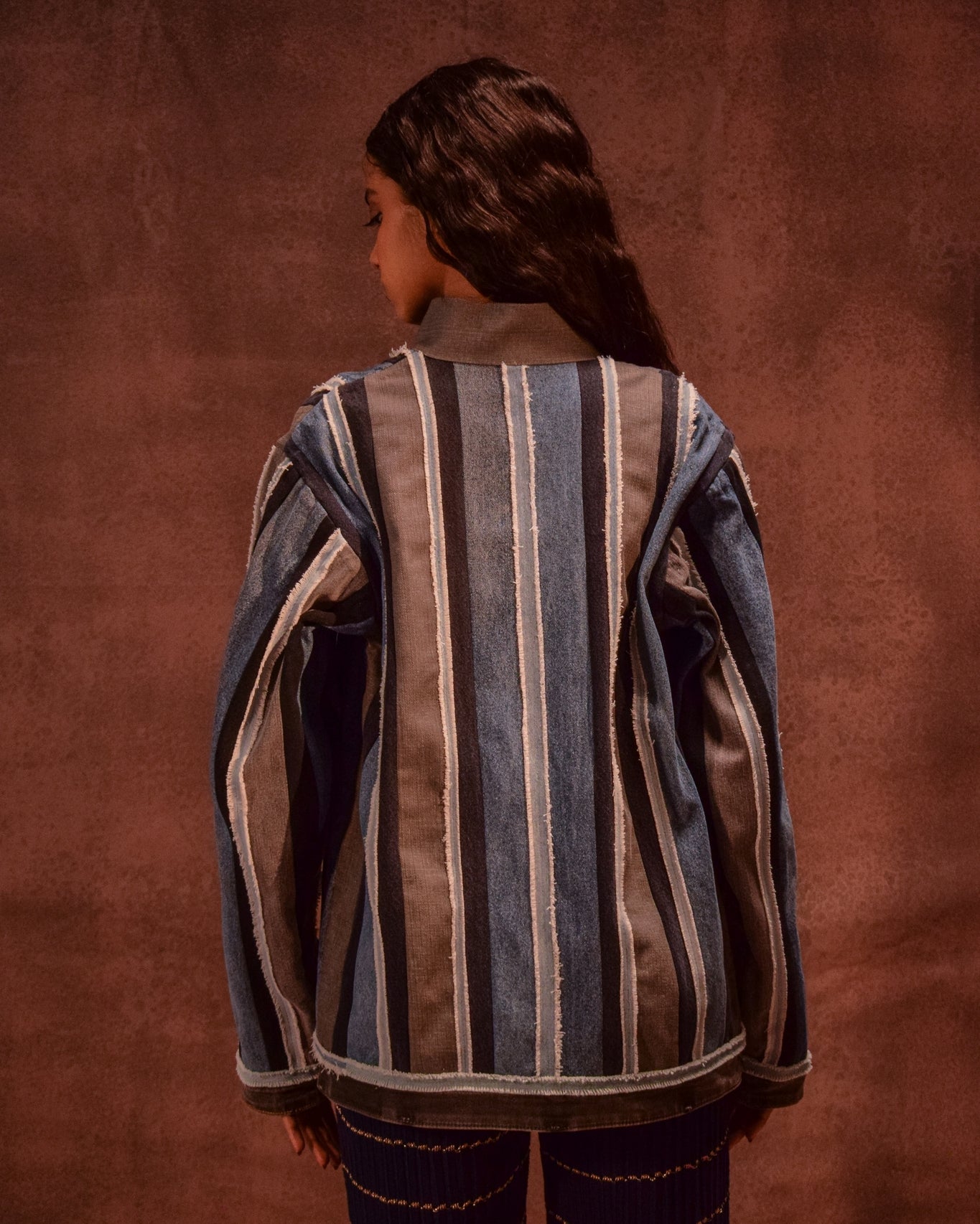 Reversible Panelled Shacket - CiceroniJacketsAnam Husain