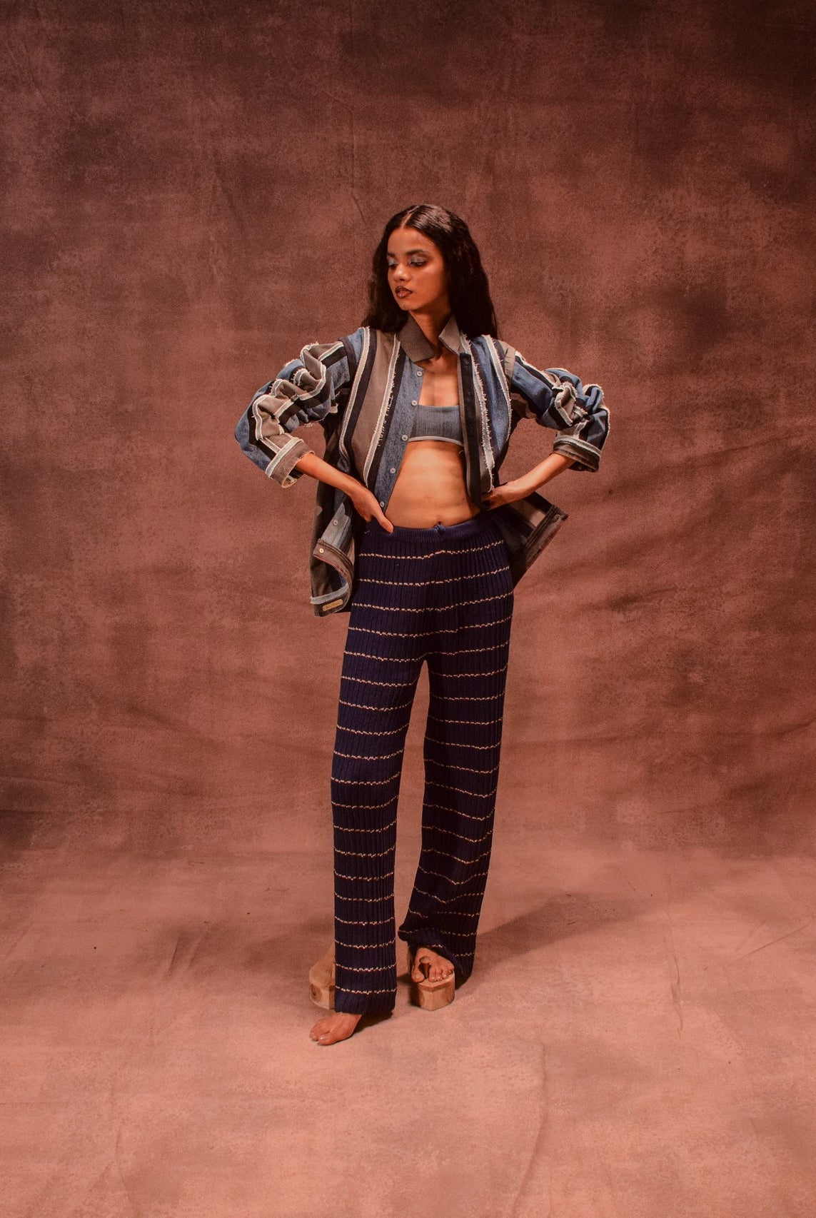 Reversible Panelled Shacket - CiceroniJacketsAnam Husain