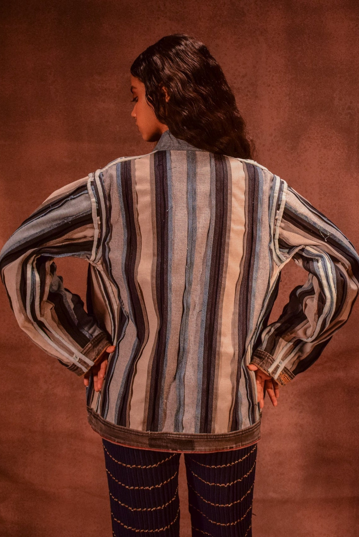 Reversible Panelled Shacket - CiceroniJacketsAnam Husain