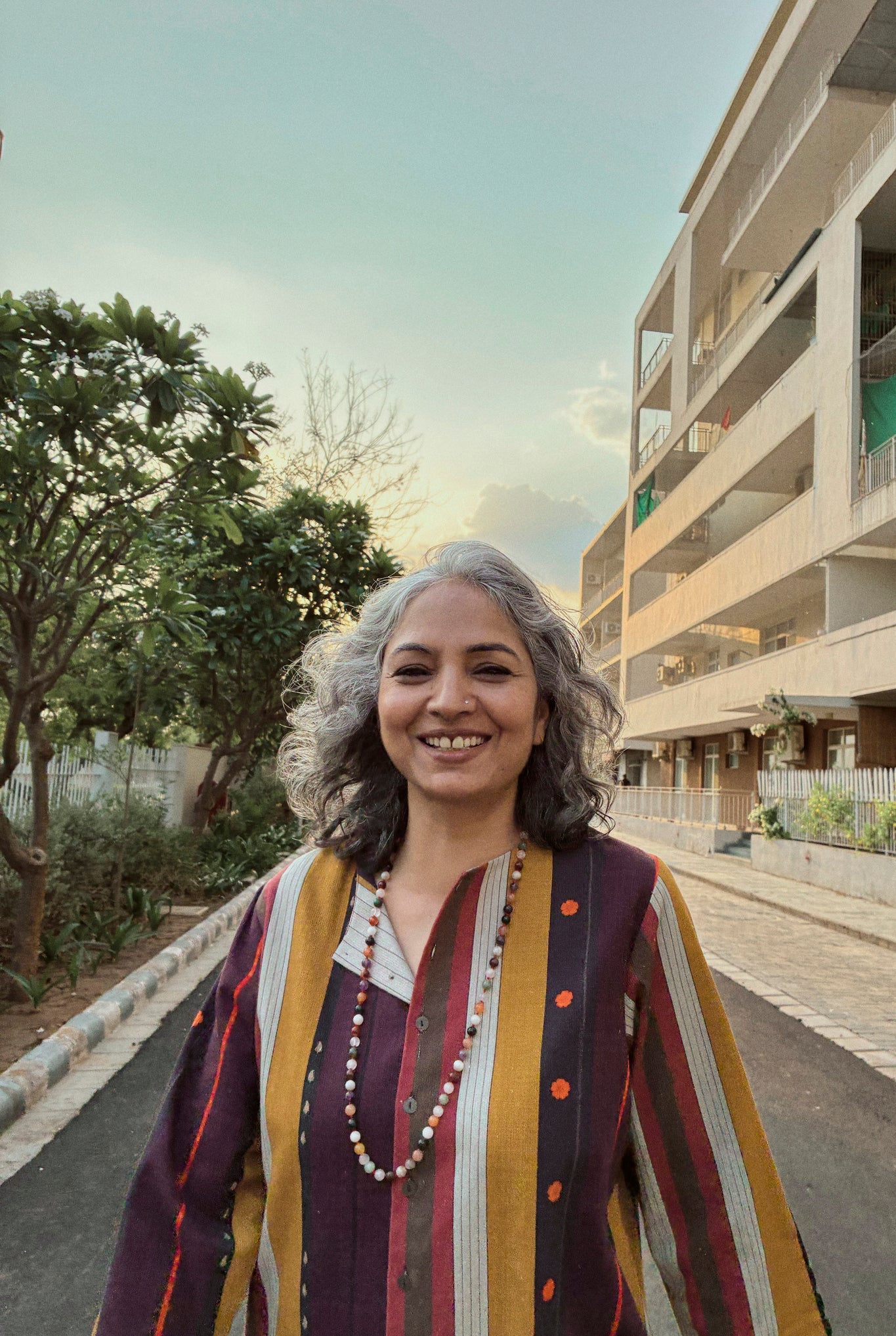 Rhea Jacket In Nadu Stripes - CiceroniJacketsNIKYTA