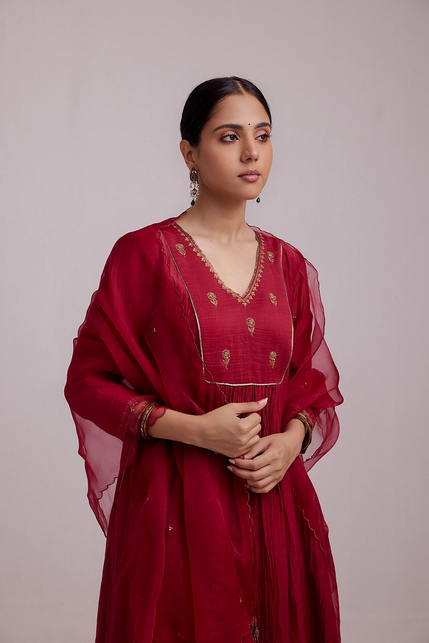 Rimi Sharara Dupatta Set - CiceroniKurta Set, Festive WearLabel Shreya Sharma