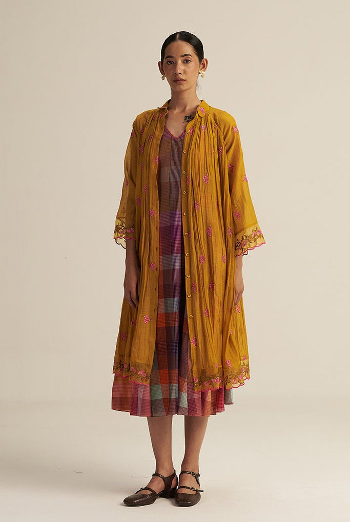 Rini Set - Multi check Mustard - CiceroniCo-ord SetGaach