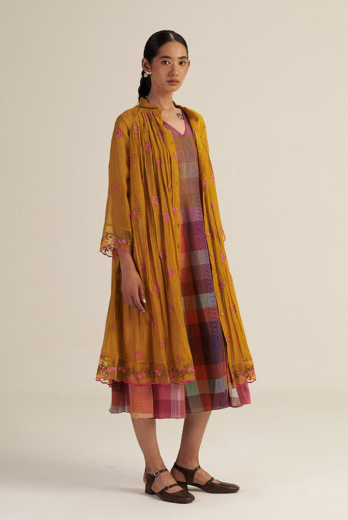 Rini Set - Multi check Mustard - CiceroniCo-ord SetGaach