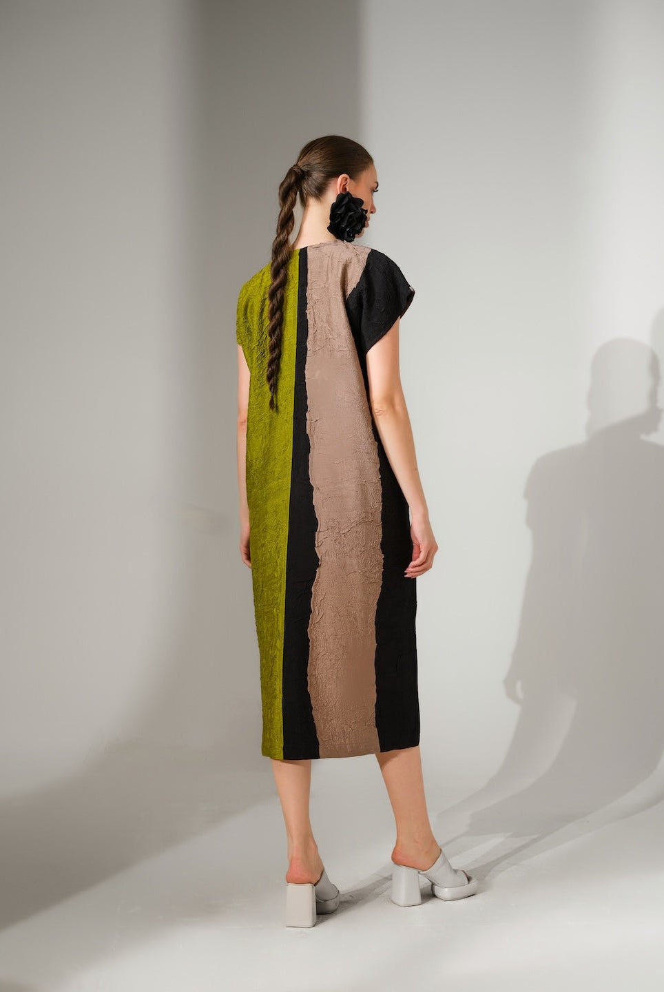 Ripple Dress - Lime - CiceroniDressesStoique