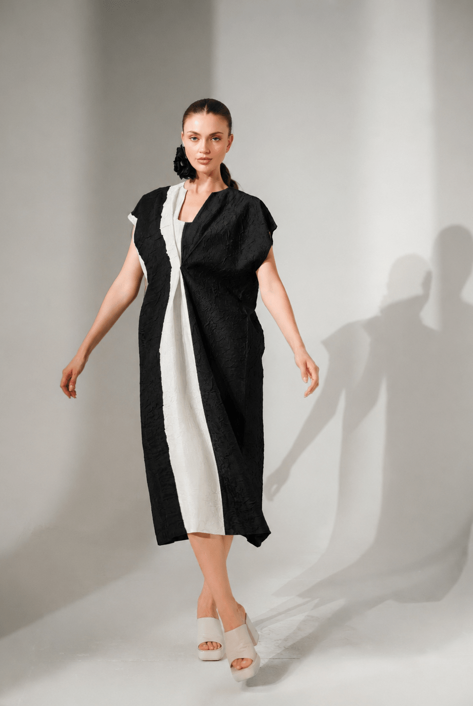 Ripple Dress - Natural - CiceroniDressesStoique